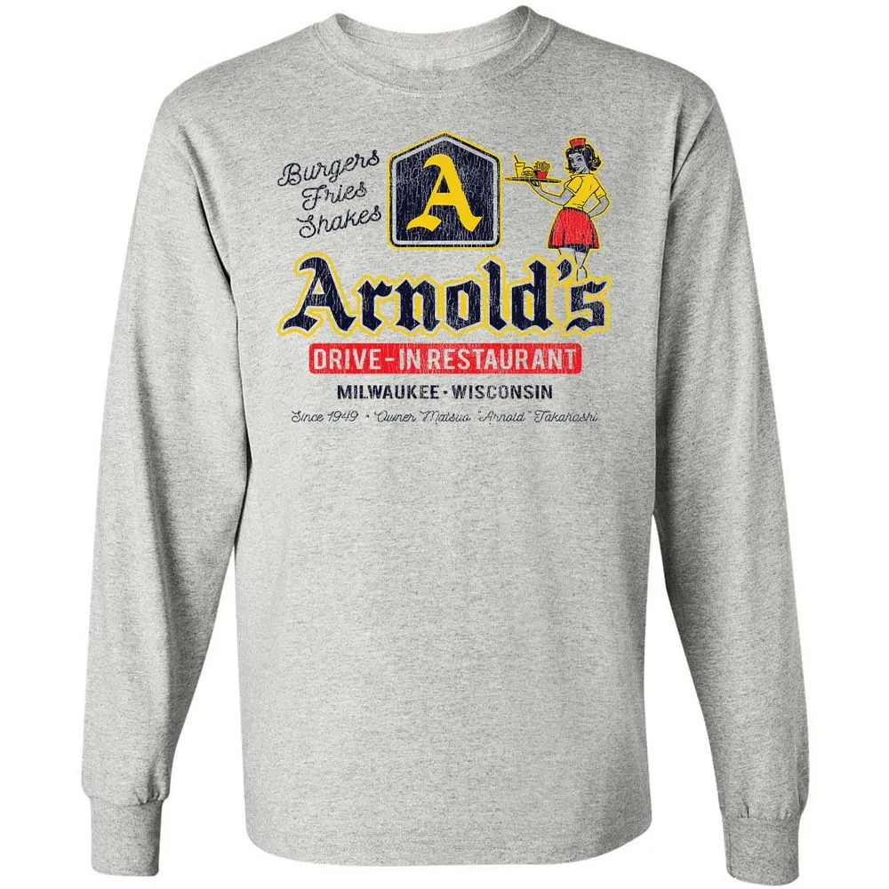 Long Sleeve T-Shirt - 8ZJKCQMQ - Ash - 5