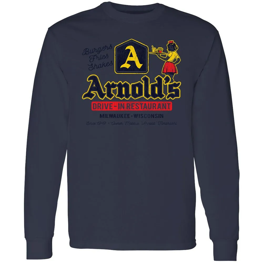 Long Sleeve T-Shirt - 8ZJKCQMQ - Navy - 12