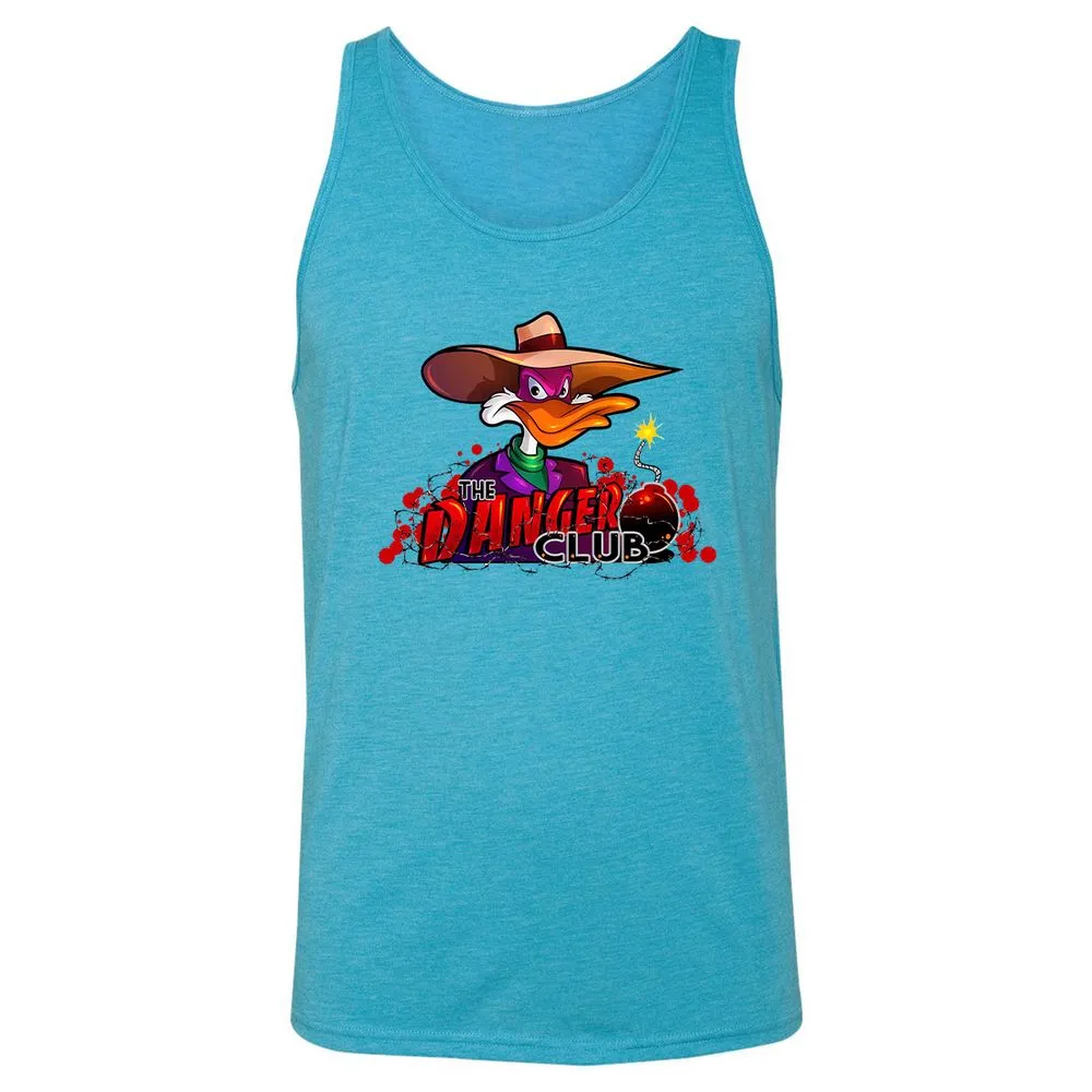 Unisex Jersey Tank - 4J37E98D - Aqua Triblend - 3