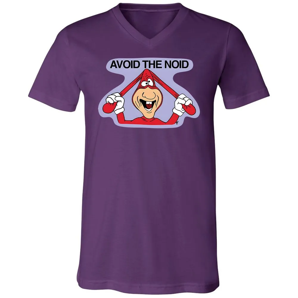 Unisex V-Neck T-Shirt - X6ZQWS5R - Team Purple - 2