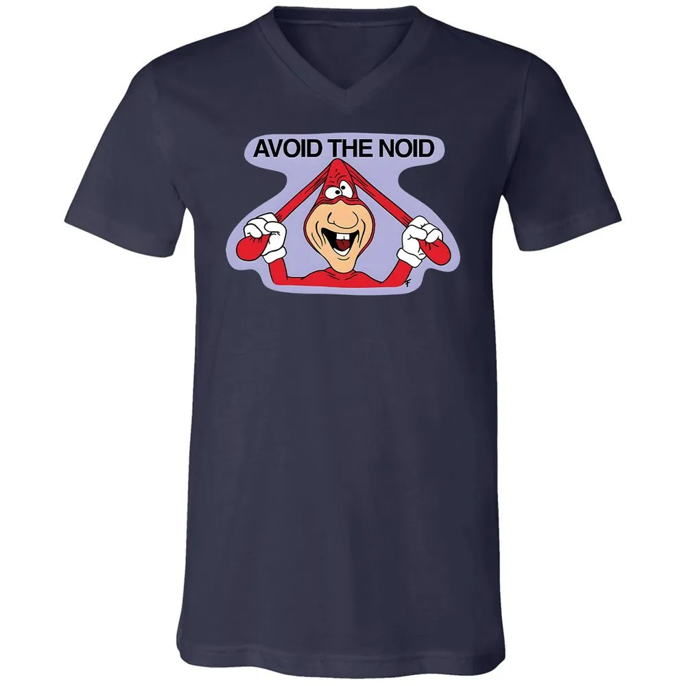 Unisex V-Neck T-Shirt - X6ZQWS5R - Navy - 9