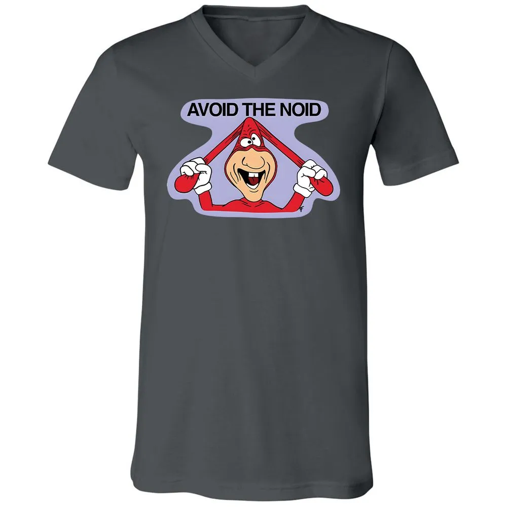 Unisex V-Neck T-Shirt - X6ZQWS5R - Asphalt - 12