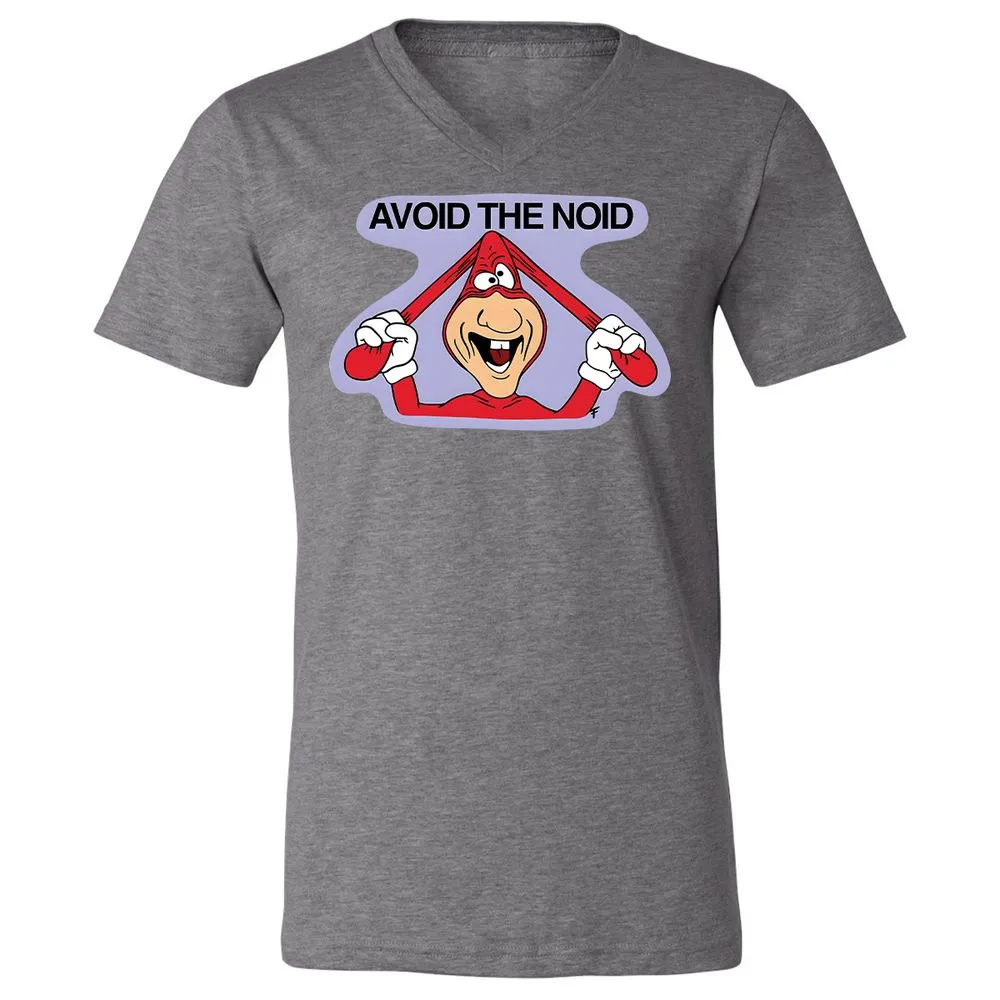 Unisex V-Neck T-Shirt - X6ZQWS5R - Deep Heather - 13