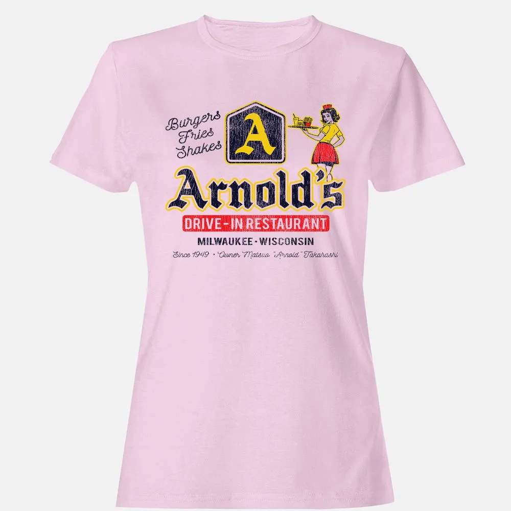 Women's T-Shirt - ZDDGFKQS - Light Pink - 9