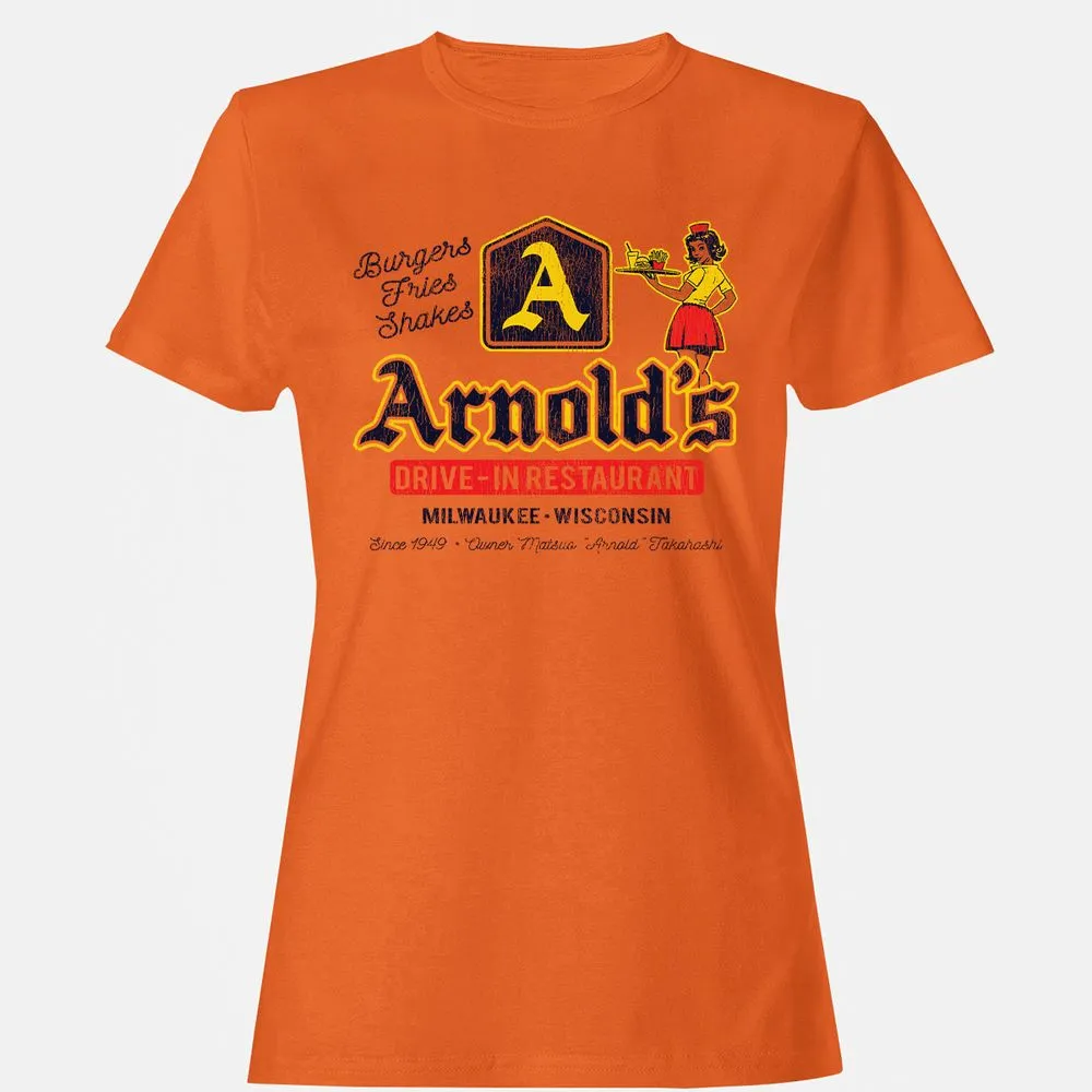 Women's T-Shirt - ZDDGFKQS - Orange - 11