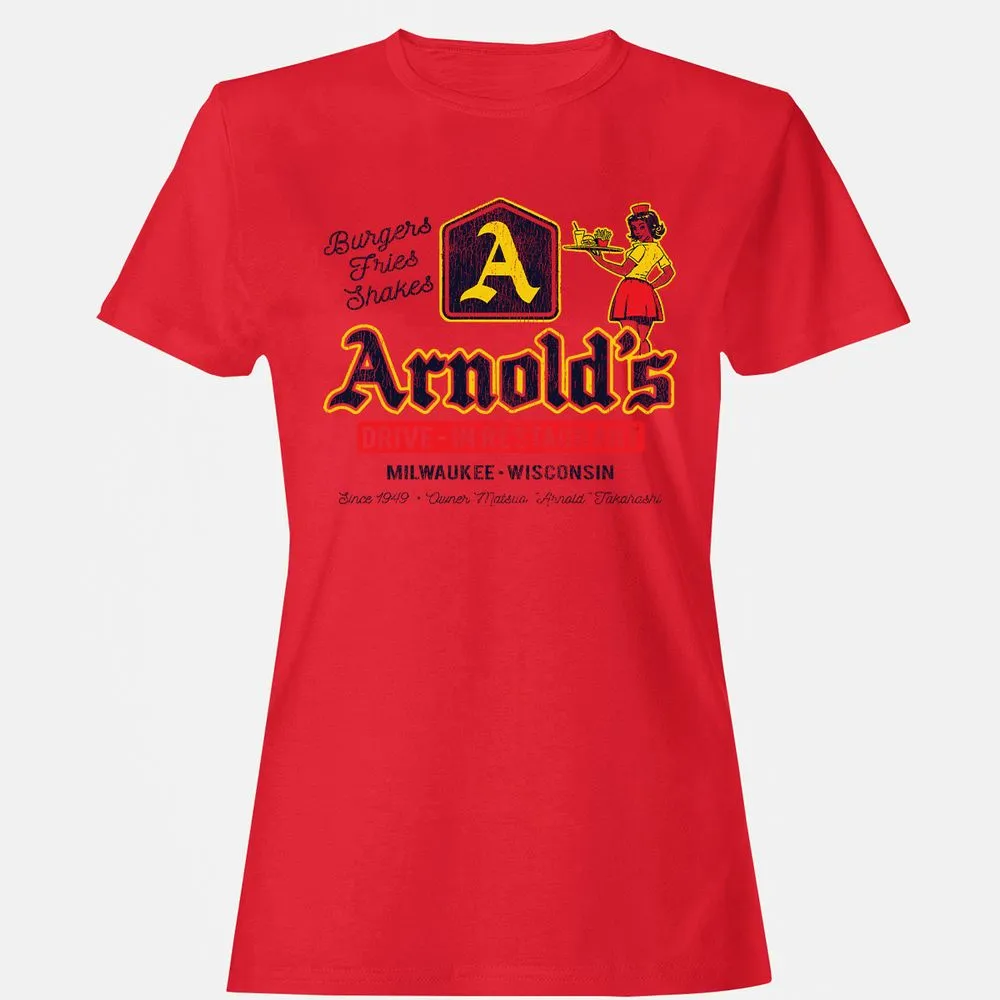 Women's T-Shirt - ZDDGFKQS - Red - 13