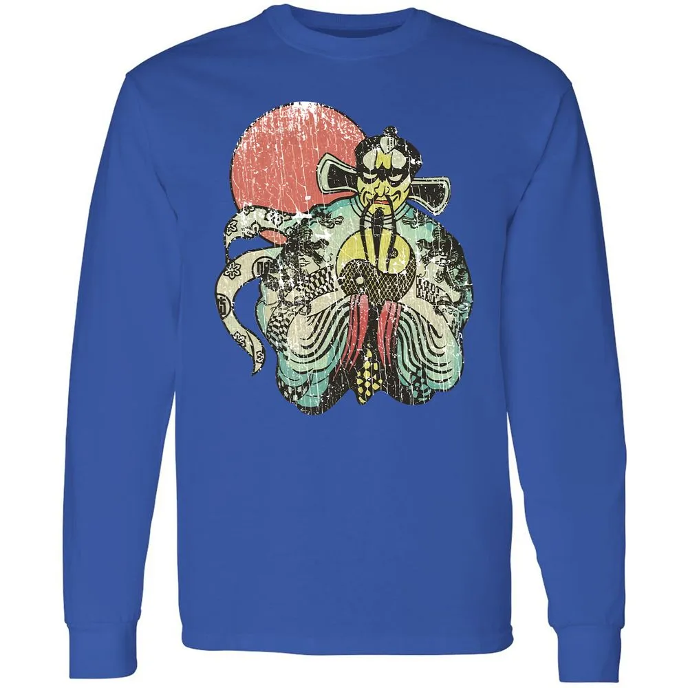 Long Sleeve T-Shirt - 559XGEPQ - Royal - 4