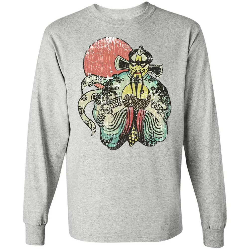 Long Sleeve T-Shirt - 559XGEPQ - Ash - 5