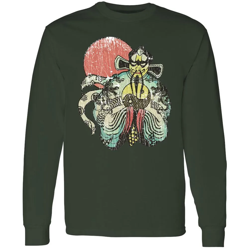 Long Sleeve T-Shirt - 559XGEPQ - Forest Green - 8