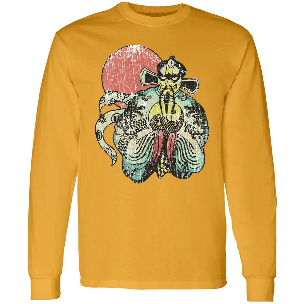 Long Sleeve T-Shirt - 559XGEPQ - Gold - 9