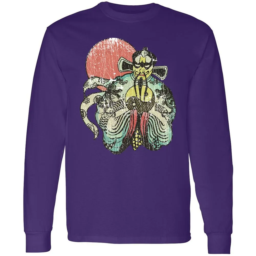 Long Sleeve T-Shirt - 559XGEPQ - Purple - 13