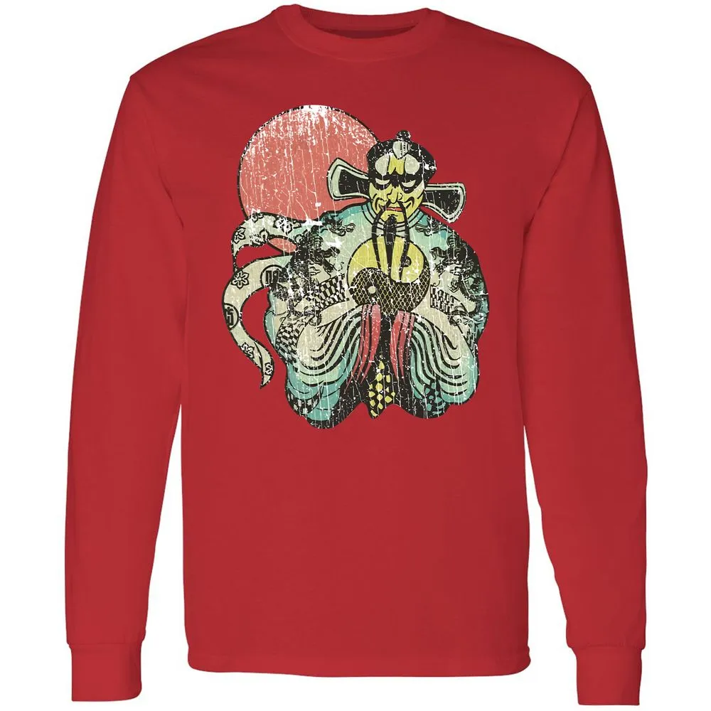 Long Sleeve T-Shirt - 559XGEPQ - Red - 14