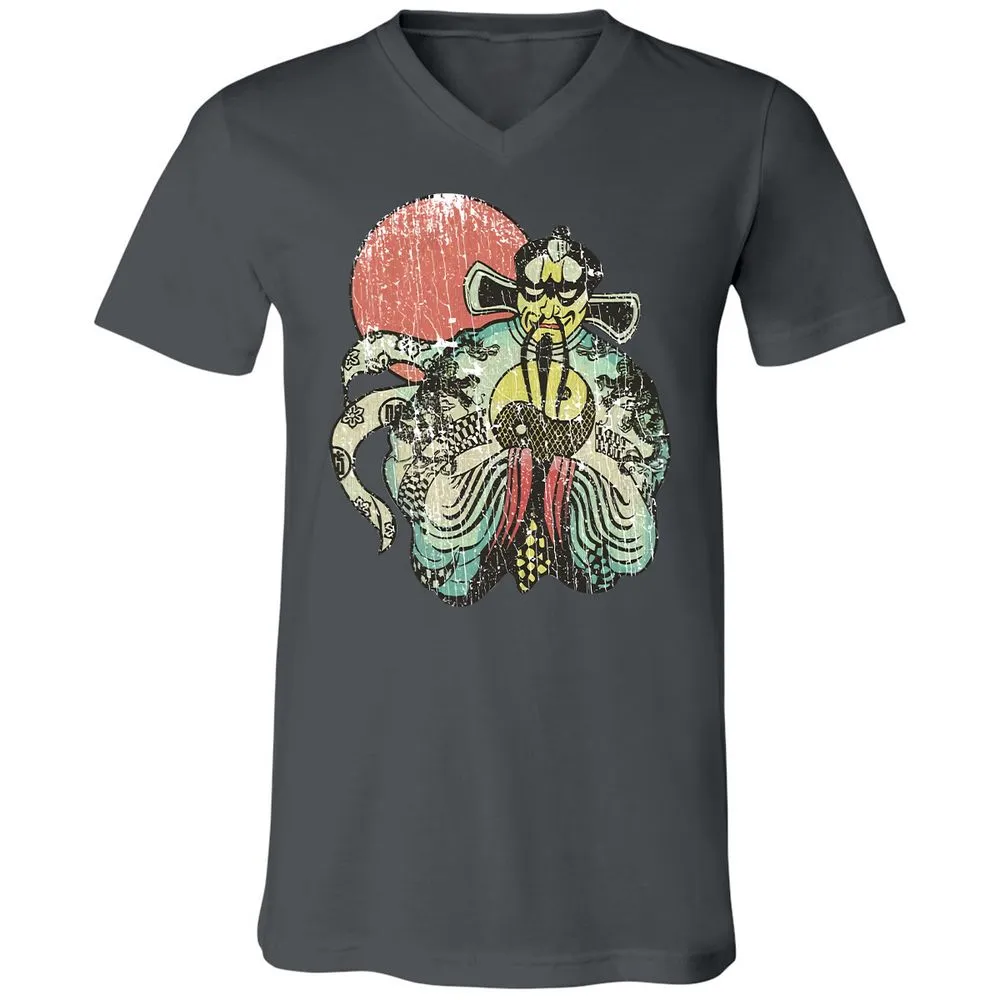 Unisex V-Neck T-Shirt - R569RVSG - Asphalt - 12
