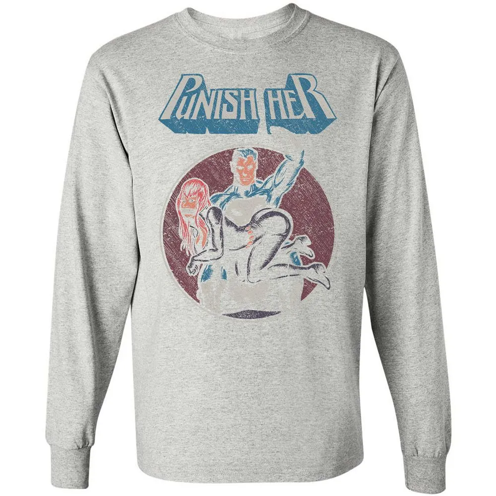 Long Sleeve T-Shirt - D7GXQ684 - Ash - 7
