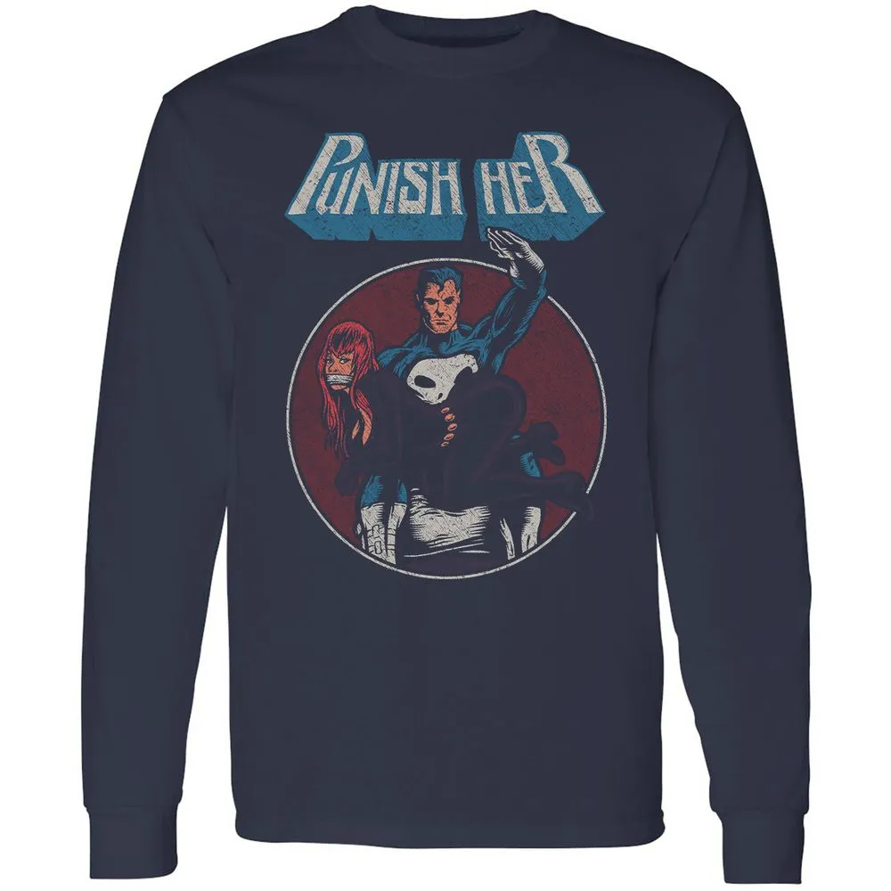 Long Sleeve T-Shirt - D7GXQ684 - Navy - 2