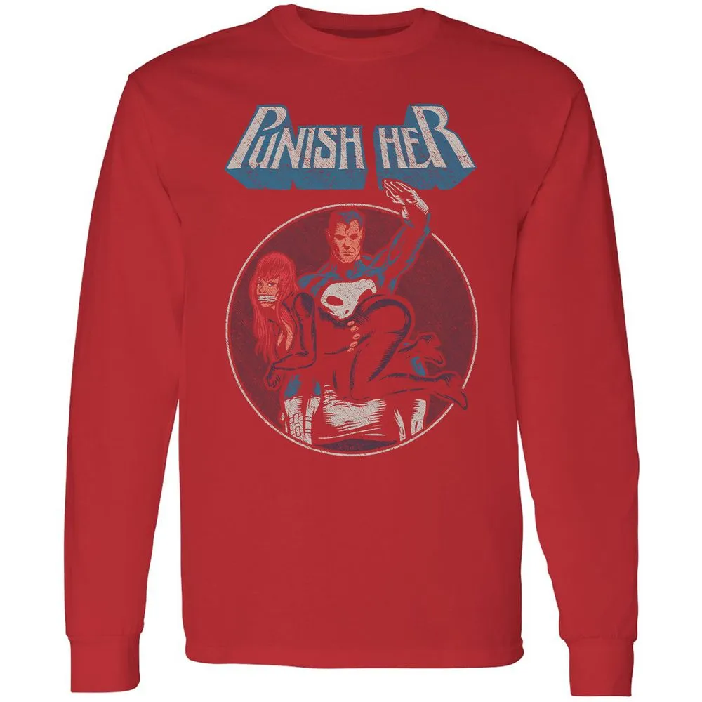 Long Sleeve T-Shirt - D7GXQ684 - Red - 14