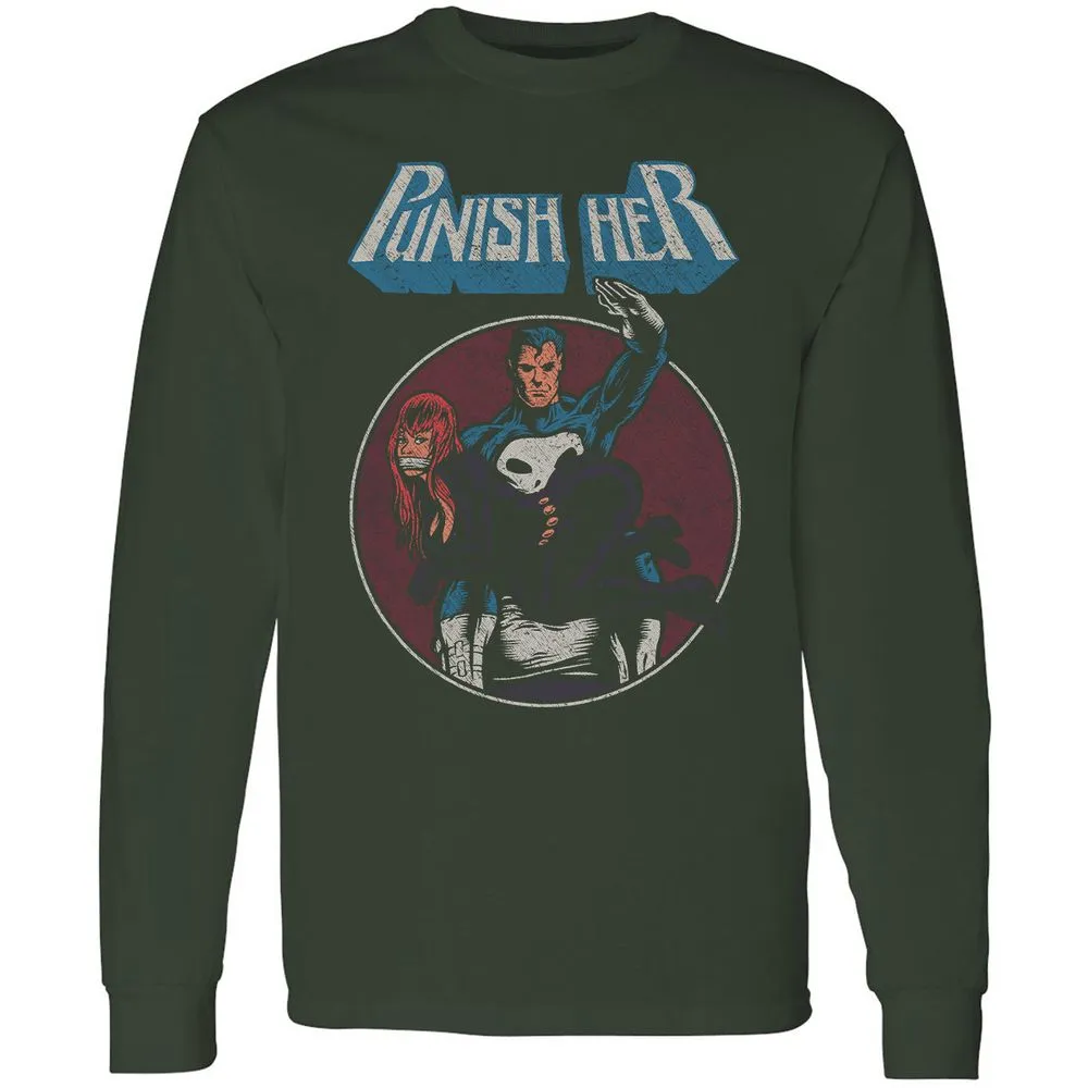 Long Sleeve T-Shirt - D7GXQ684 - Forest Green - 4