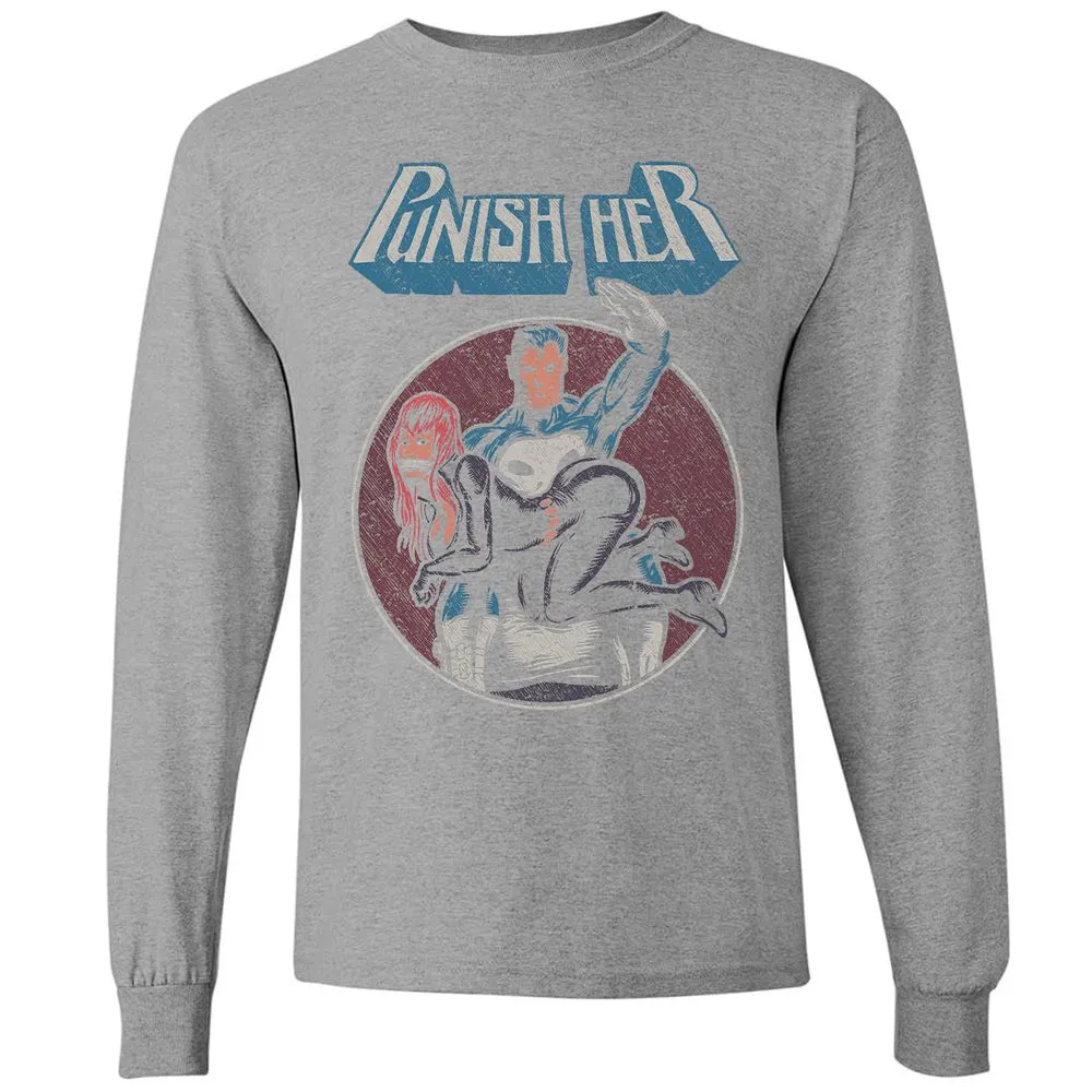 Long Sleeve T-Shirt - D7GXQ684 - Graphite Heather - 6