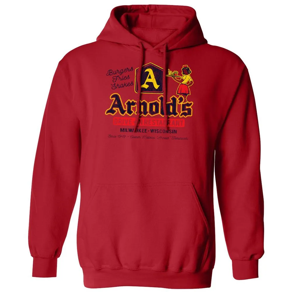 Classic Unisex Hoodie - LJ42W3CX - Red - 5