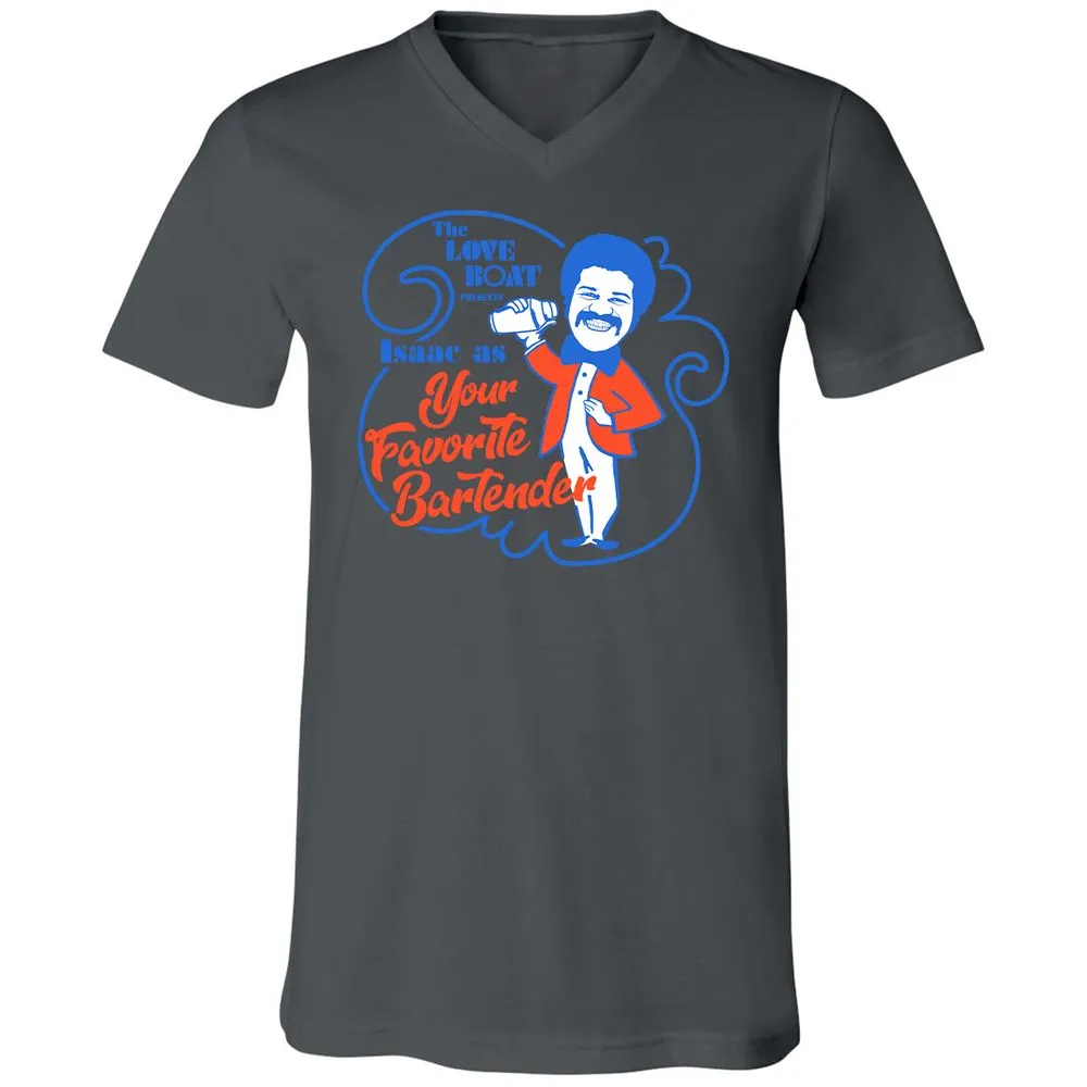 Unisex V-Neck T-Shirt - ETLFJUB6 - Asphalt - 12