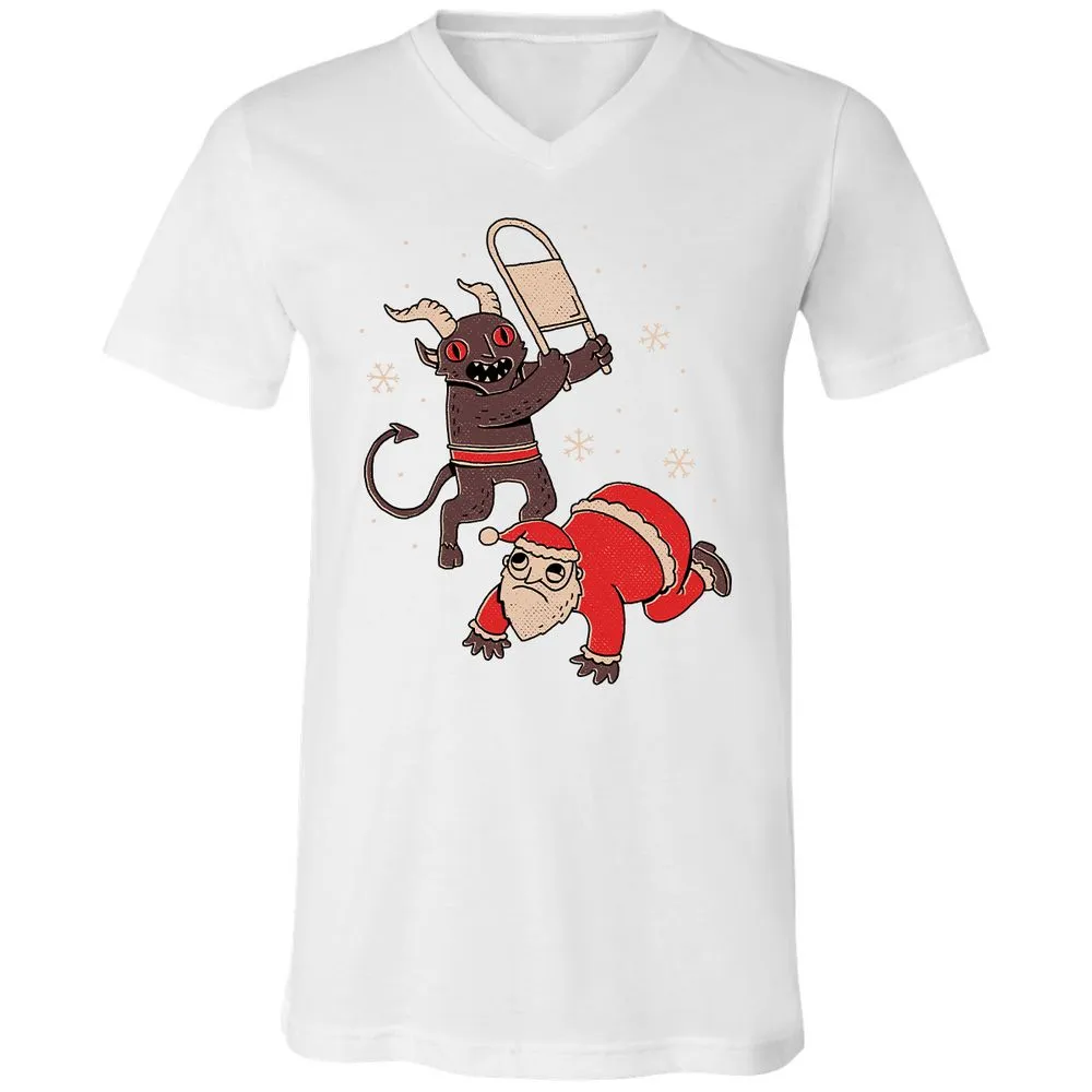 Unisex V-Neck T-Shirt - BXFVMWWF - White - 5