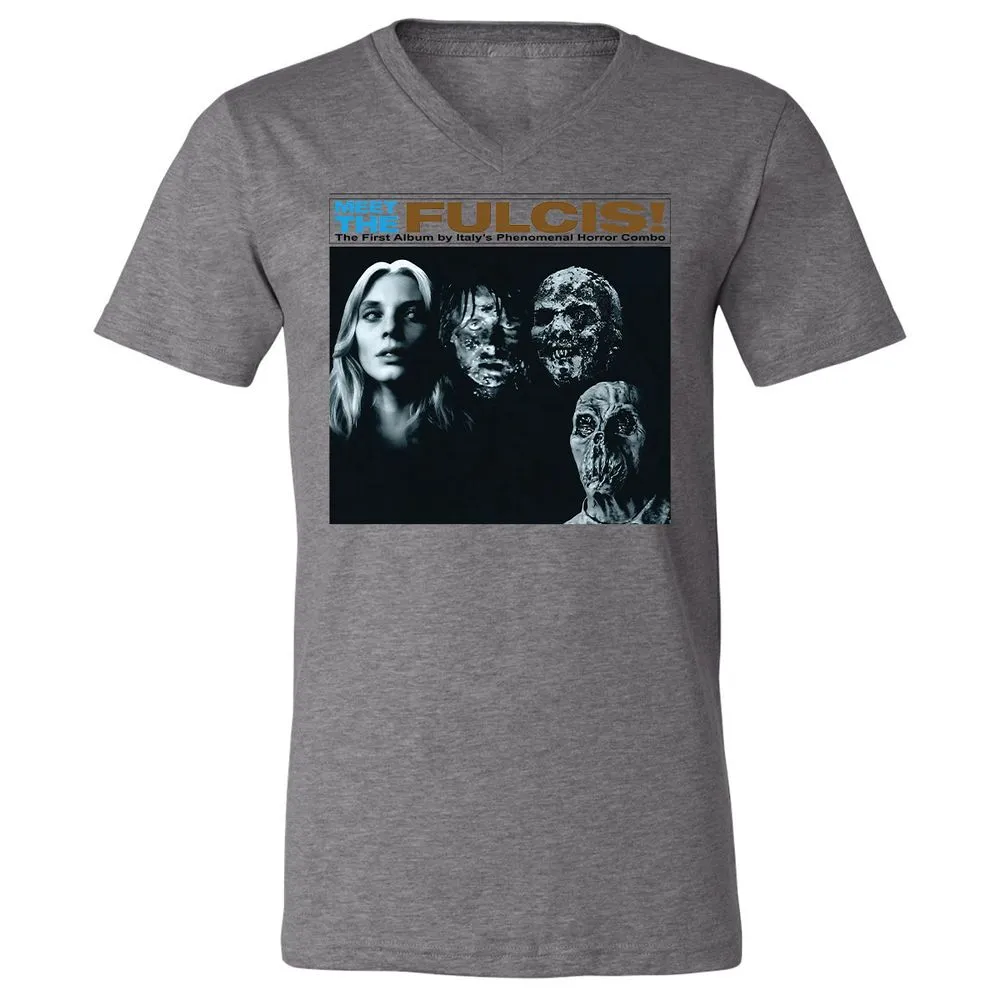 Unisex V-Neck T-Shirt - J26RGWF9 - Deep Heather - 13