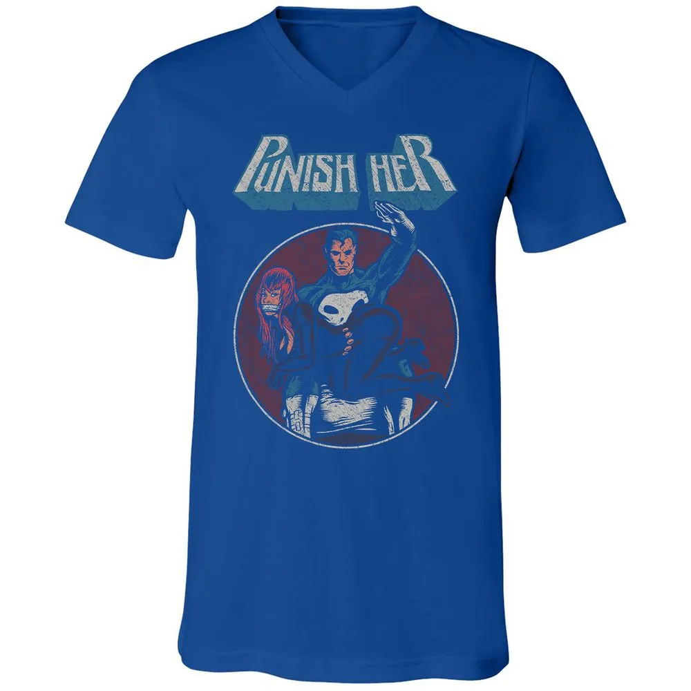 Unisex V-Neck T-Shirt - RTK27H64 - True Royal - 4