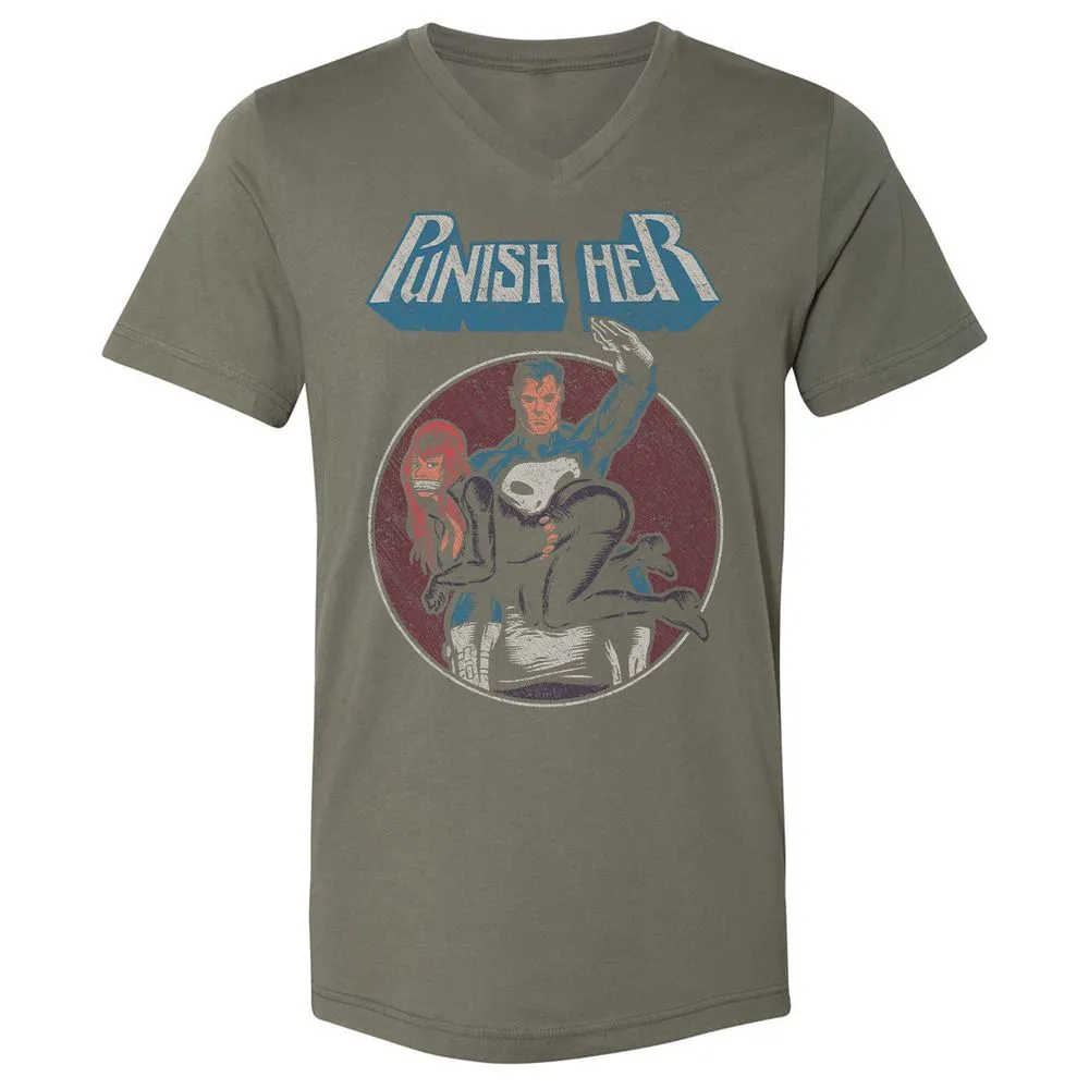 Unisex V-Neck T-Shirt - RTK27H64 - Military Green - 10
