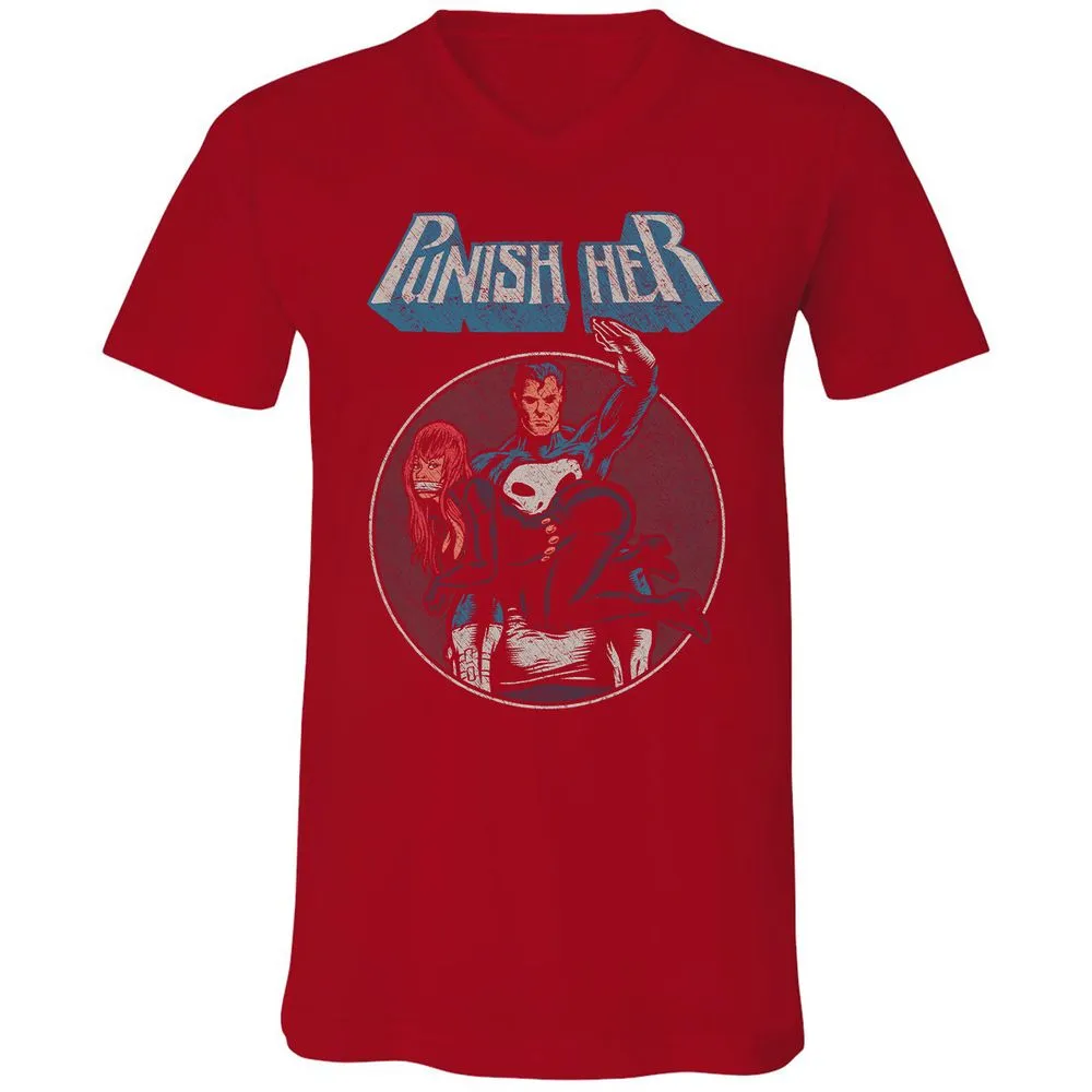 Unisex V-Neck T-Shirt - RTK27H64 - Red - 3