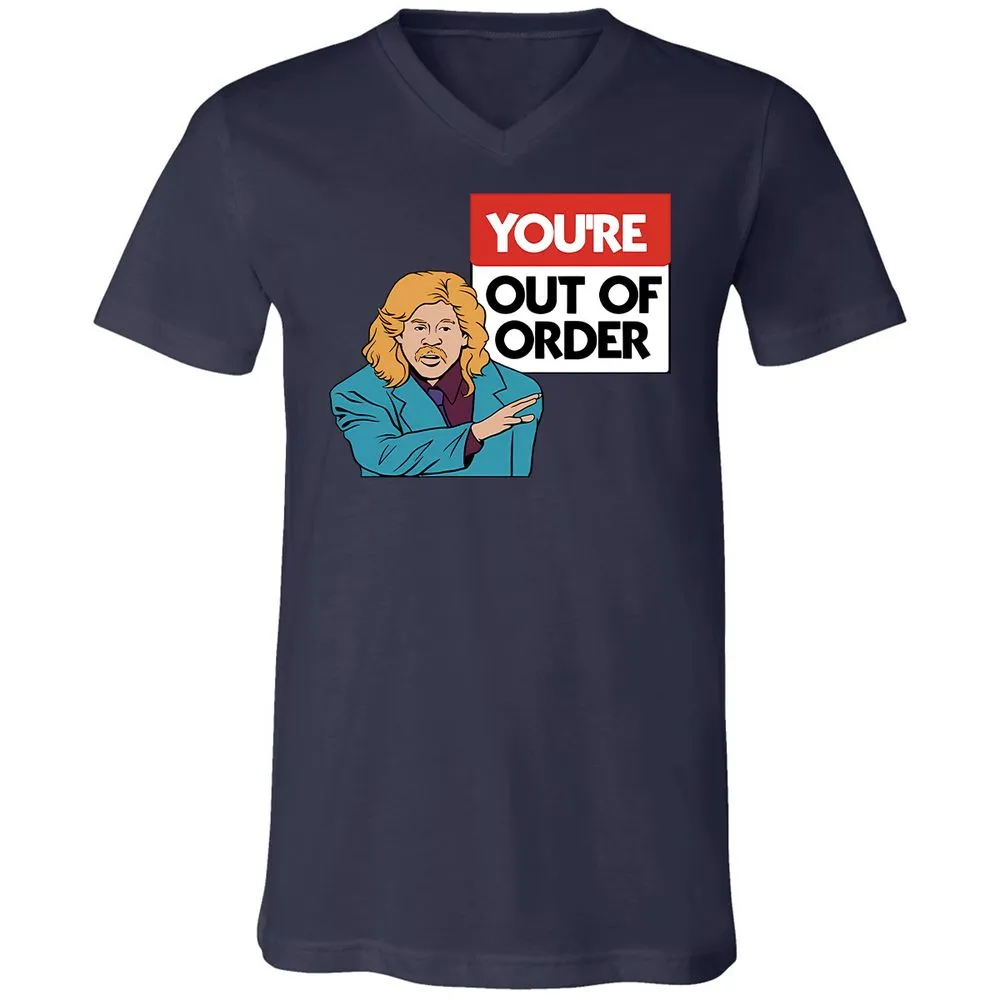 Unisex V-Neck T-Shirt - WUT31Q3H - Navy - 9