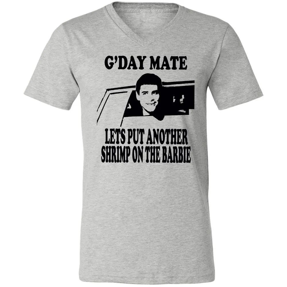 Unisex V-Neck T-Shirt - 4LD122VM - Athletic Heather - 7