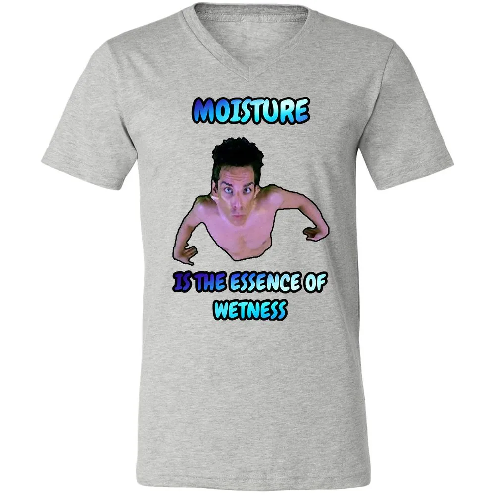 Unisex V-Neck T-Shirt - QHJ8X2E3 - Athletic Heather - 7