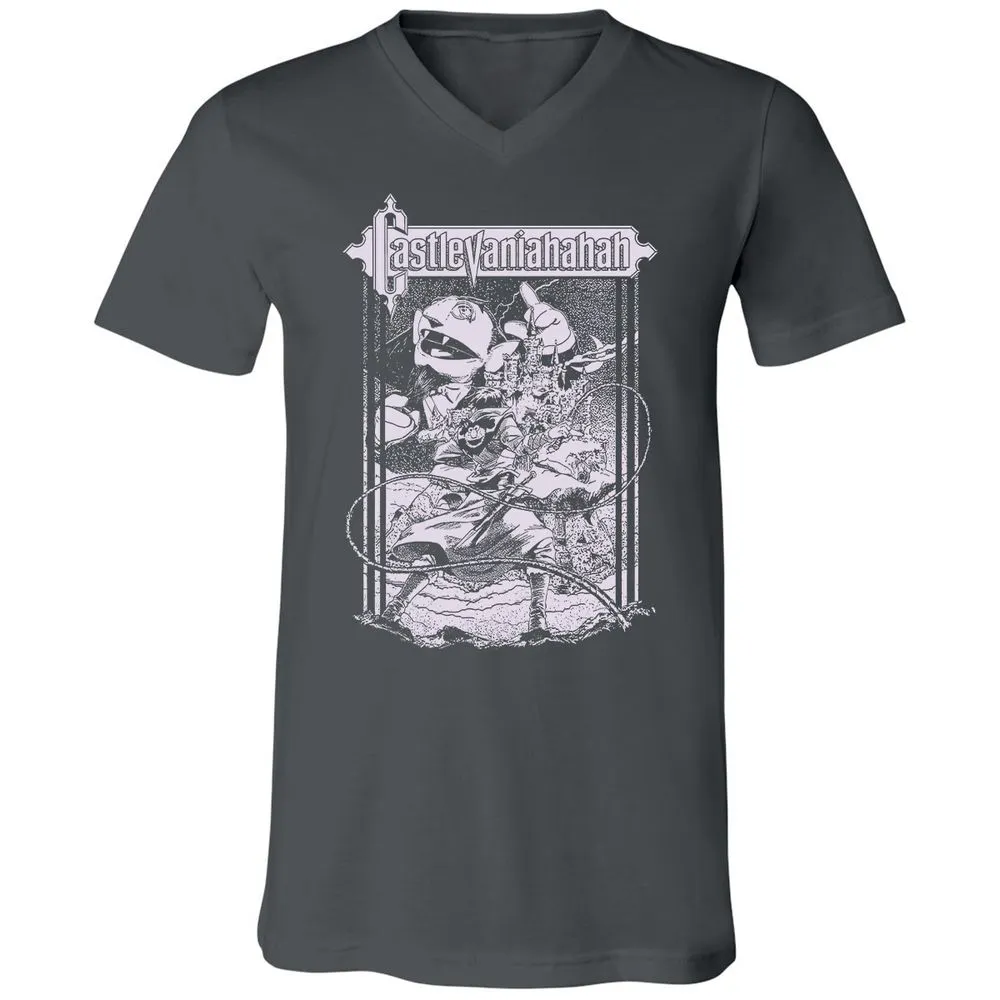 Unisex V-Neck T-Shirt - UL187RWZ - Asphalt - 12