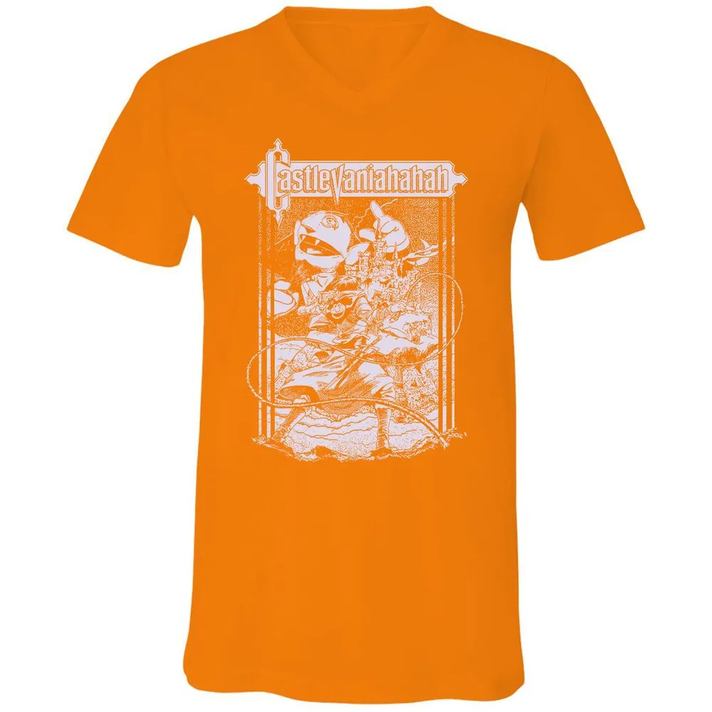Unisex V-Neck T-Shirt - UL187RWZ - Orange - 11