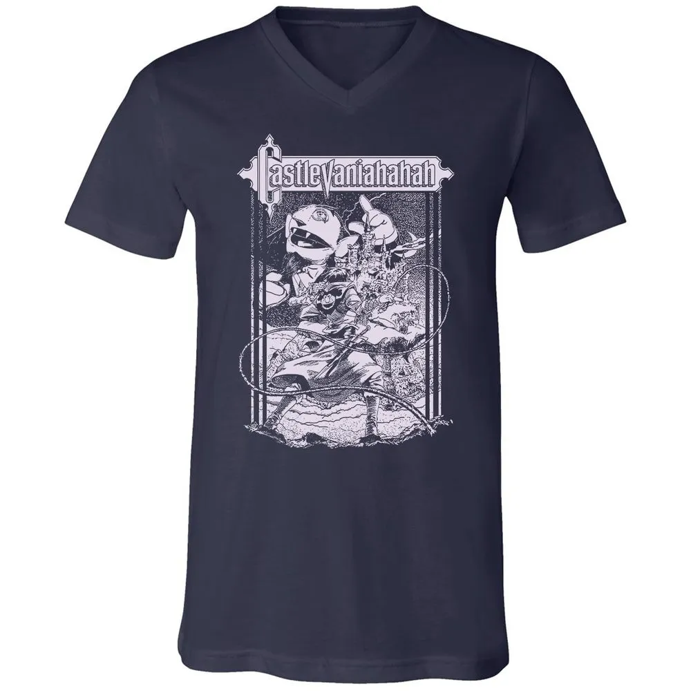 Unisex V-Neck T-Shirt - UL187RWZ - Navy - 2