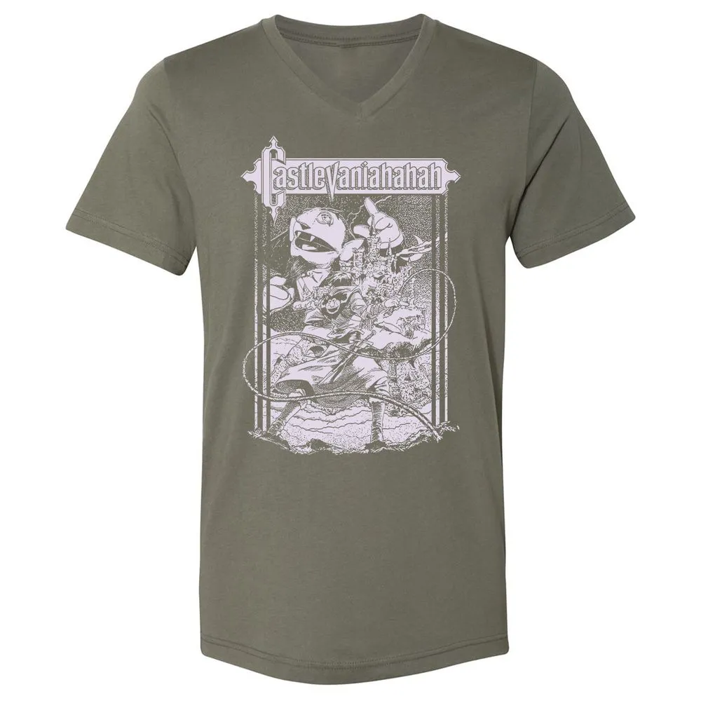 Unisex V-Neck T-Shirt - UL187RWZ - Military Green - 10