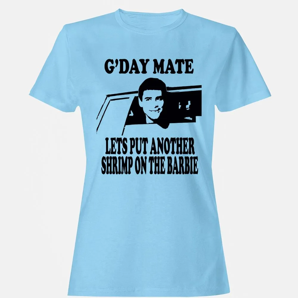 Women's T-Shirt - B2SS7HZL - Light Blue - 8
