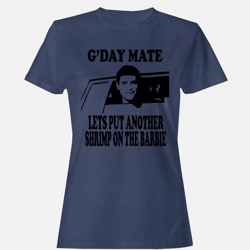 Women's T-Shirt - B2SS7HZL - Navy - 10