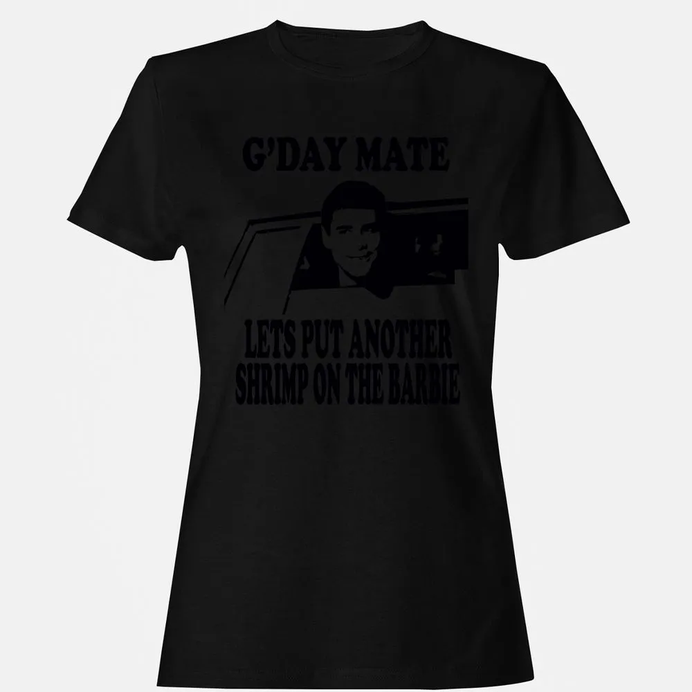 Women's T-Shirt - B2SS7HZL - Black - 16