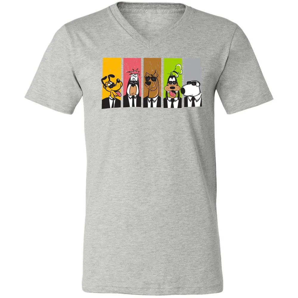 Unisex V-Neck T-Shirt - WE5EXC8M - Athletic Heather - 7