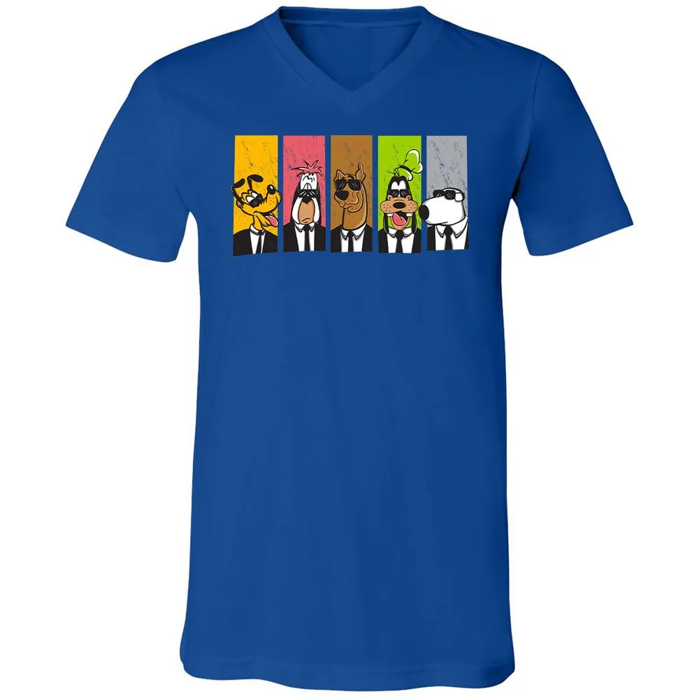 Unisex V-Neck T-Shirt - WE5EXC8M - True Royal - 4