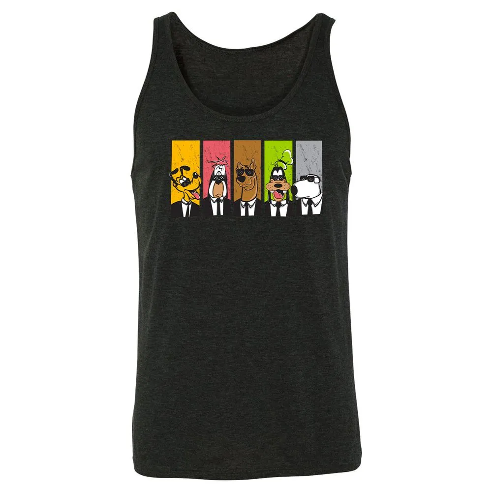 Unisex Jersey Tank - 8BN975XA - Charcoal Black Triblend - 5
