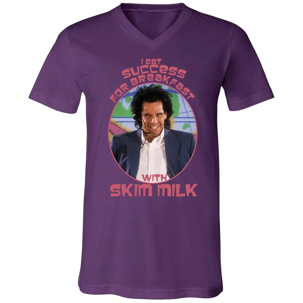 Unisex V-Neck T-Shirt - SY5DG28J - Team Purple - 2