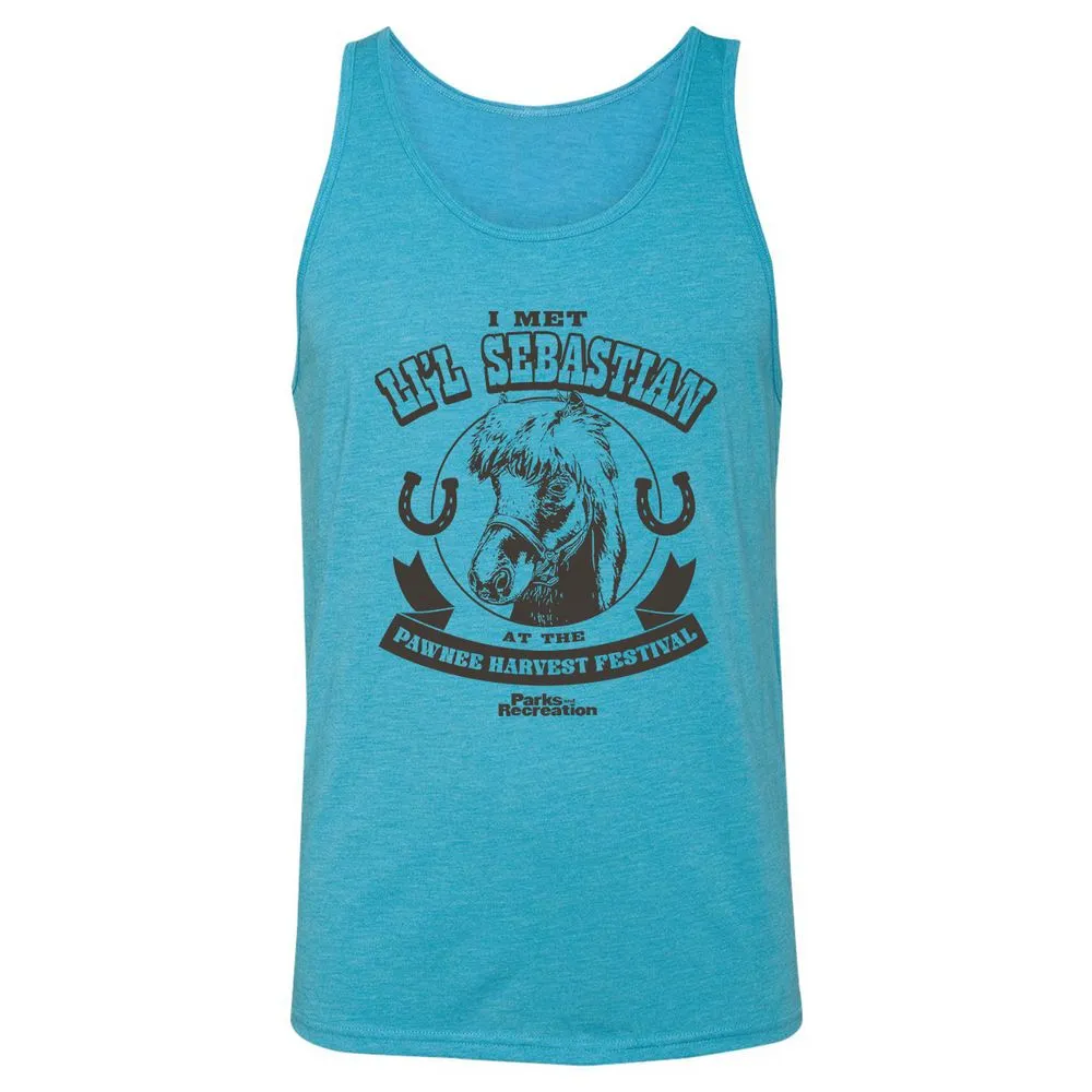 Unisex Jersey Tank - HDJHFM3Z - Aqua Triblend - 3