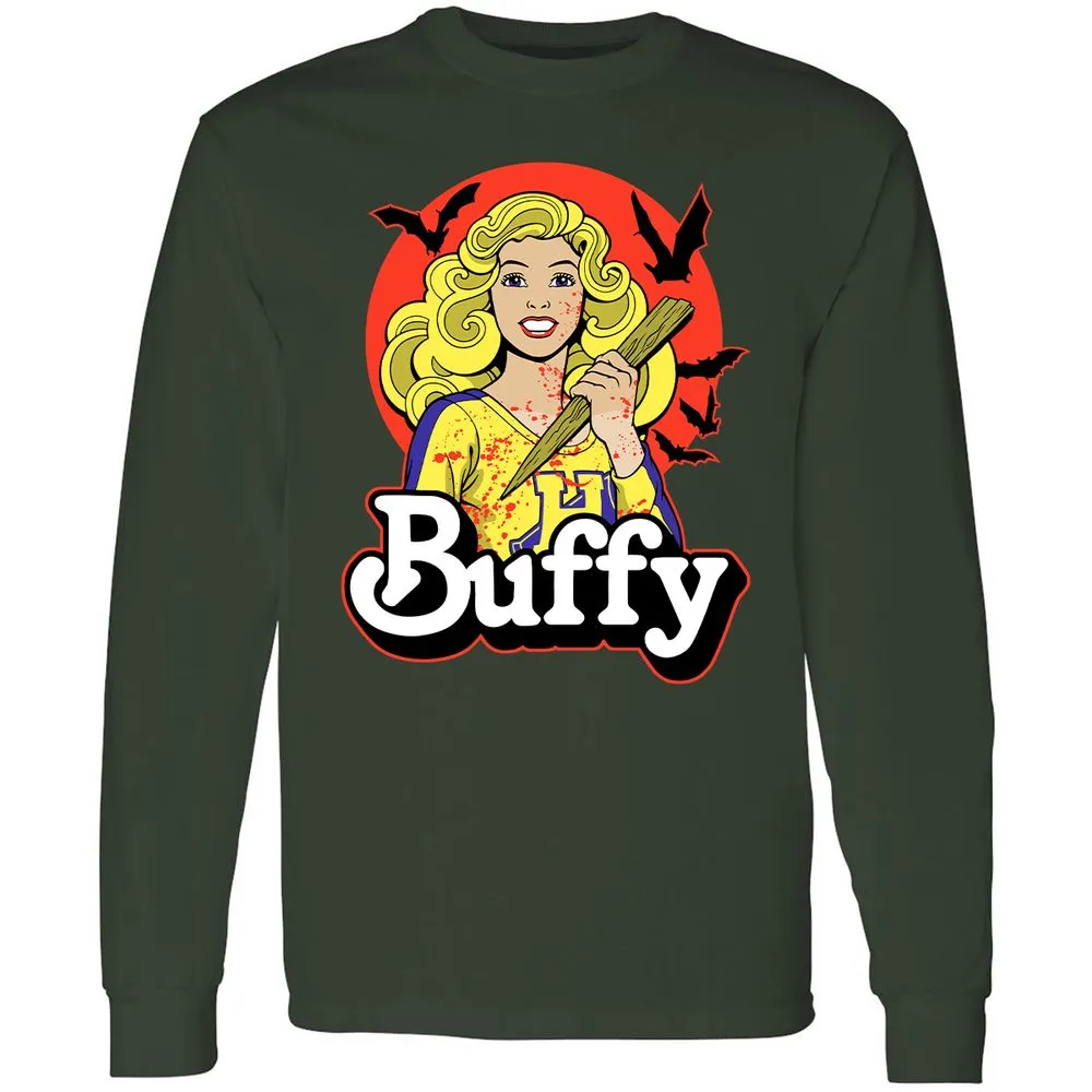 Long Sleeve T-Shirt - 9HU9FTLQ - Forest Green - 4