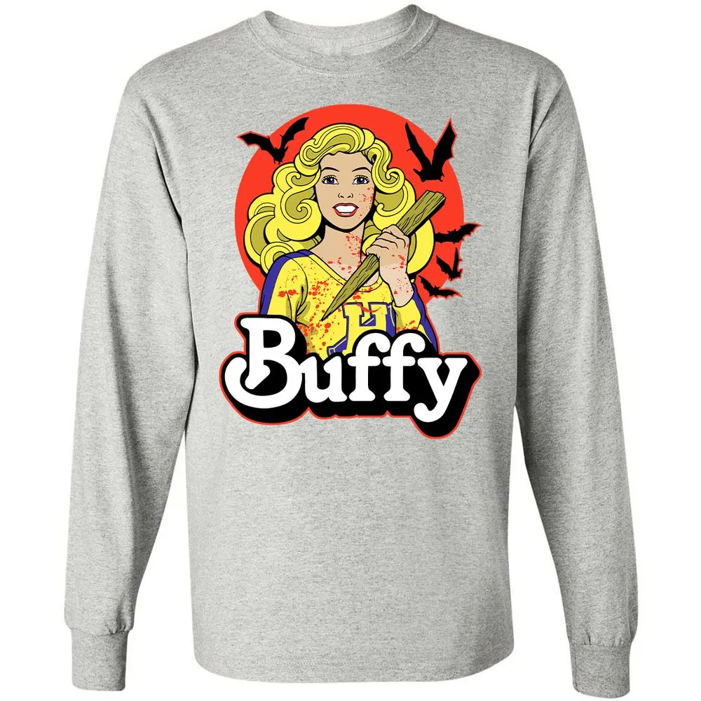 Long Sleeve T-Shirt - 9HU9FTLQ - Ash - 7
