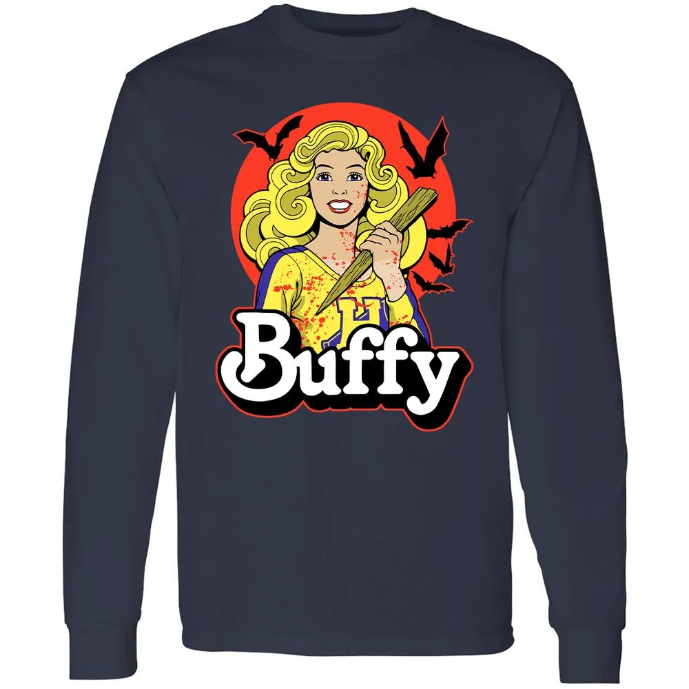 Long Sleeve T-Shirt - 9HU9FTLQ - Navy - 2