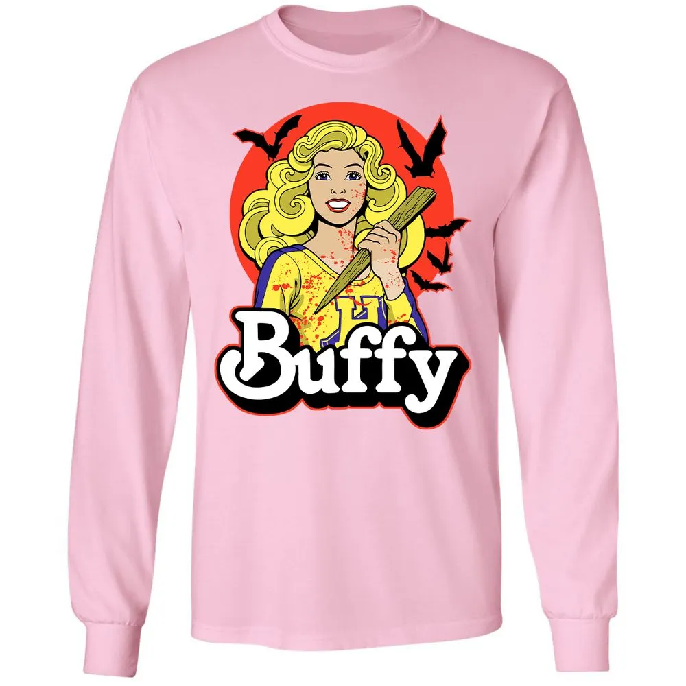 Long Sleeve T-Shirt - 9HU9FTLQ - Light Pink - 3