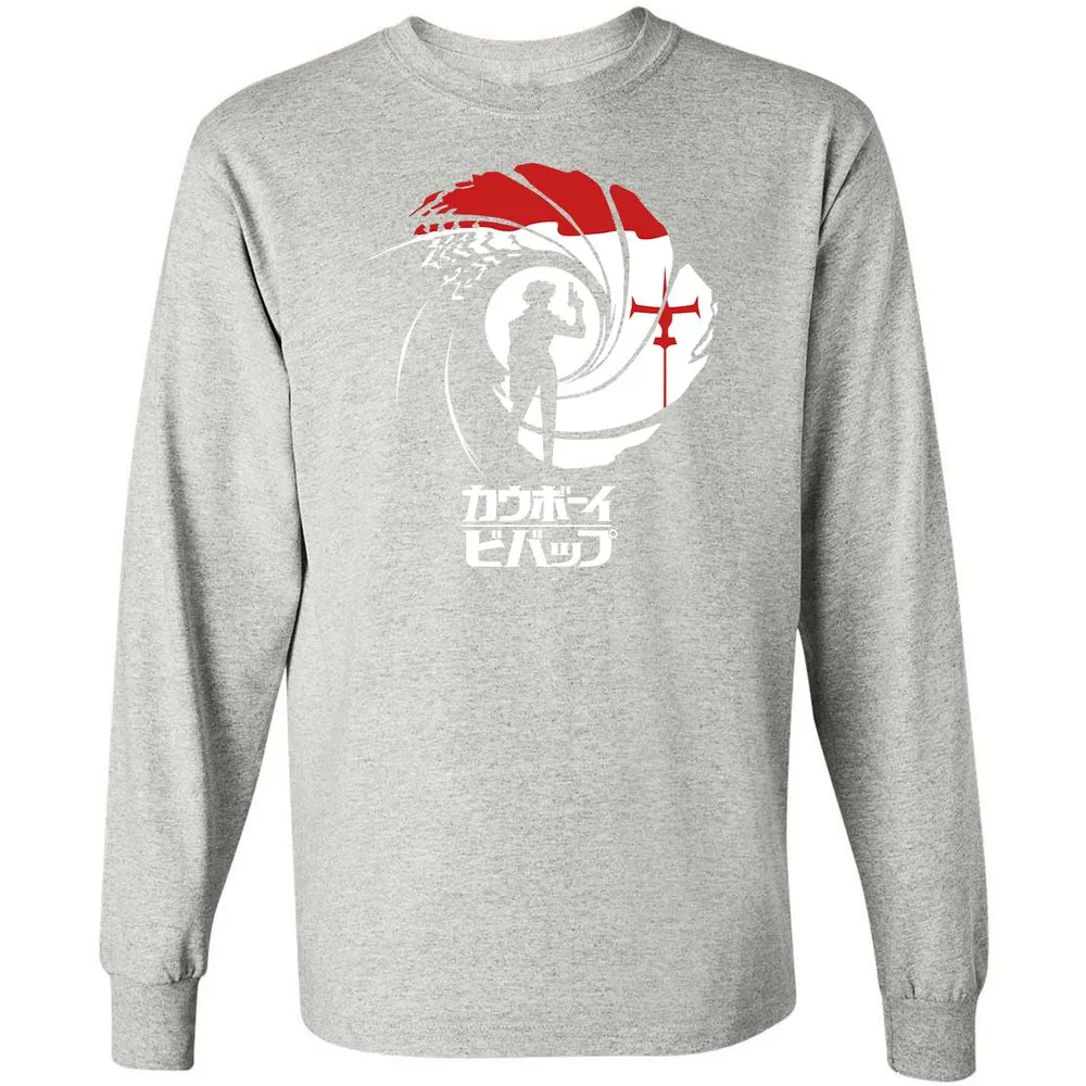 Long Sleeve T-Shirt - LCUDYUJ9 - Ash - 7