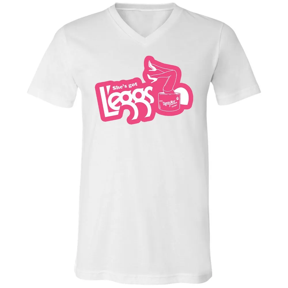 Unisex V-Neck T-Shirt - 6LR8ZKR5 - White - 5